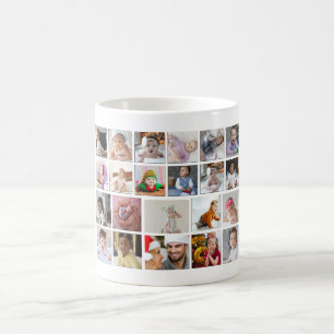 Entwerfen Sie Ihre eigene 22 FotoCollage Kaffeetasse