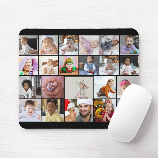 Entwerfen Sie Ihre eigene 22 FotoCollage Mousepad (Mit Mouse)