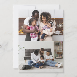 Entwerfen Sie Ihre eigene 2-FotoCollage Ankündigung