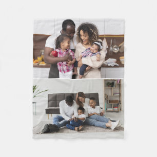 Entwerfen Sie Ihre eigene 2-FotoCollage Fleecedecke