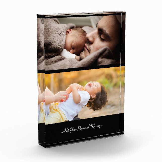 Entwerfen Sie Ihre eigene 2-FotoCollage Fotoblock (Links)