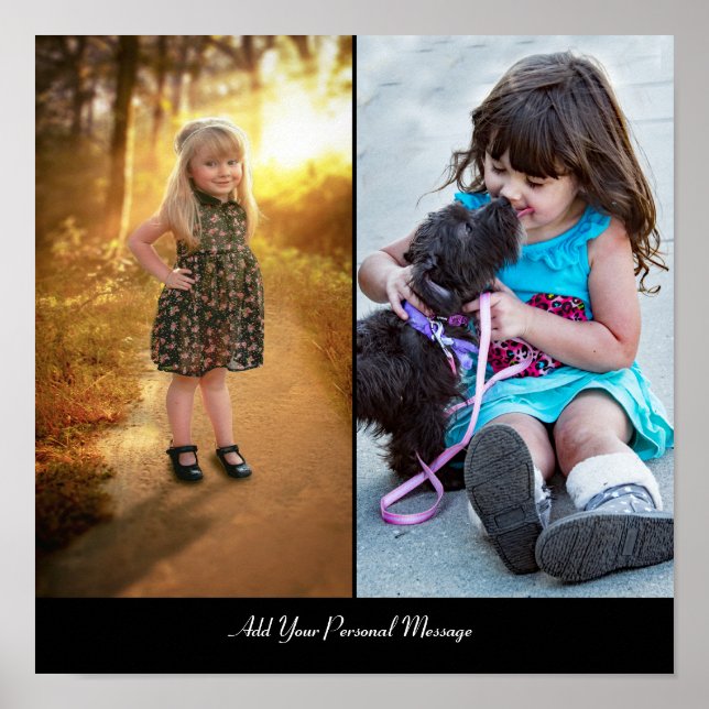 Entwerfen Sie Ihre eigene 2-FotoCollage Poster (Vorne)