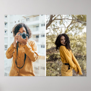 Entwerfen Sie Ihre eigene 2-FotoCollage Poster