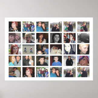 Entwerfen Sie Ihre eigene 30 Bildinstagramm-FotoCo Poster