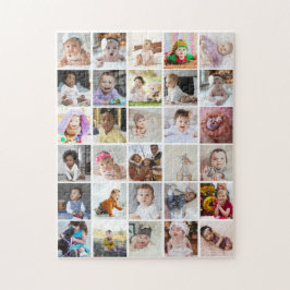 Entwerfen Sie Ihre eigene 30 FotoCollage Puzzle