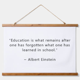 Entwerfen Sie Ihre eigene 36x26-Quote-Wandverkleid Wandteppich Mit Holzrahmen