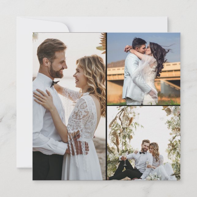 Entwerfen Sie Ihre eigene 3 FotoCollage (Vorderseite)