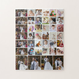 Entwerfen Sie Ihre eigene 40 FotoCollage Puzzle