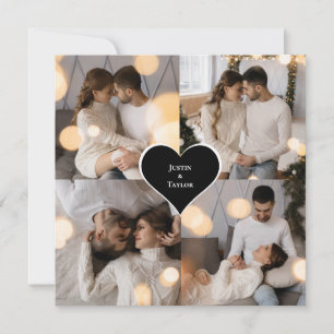 Entwerfen Sie Ihre eigene 4-FotoCollage Dankeskarte