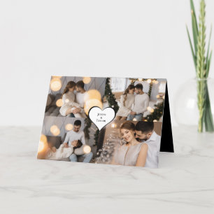 Entwerfen Sie Ihre eigene 4-FotoCollage Dankeskarte