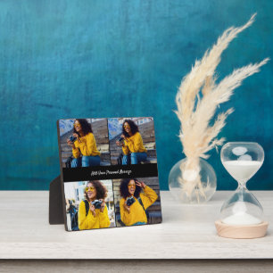 Entwerfen Sie Ihre eigene 4-FotoCollage Fotoplatte