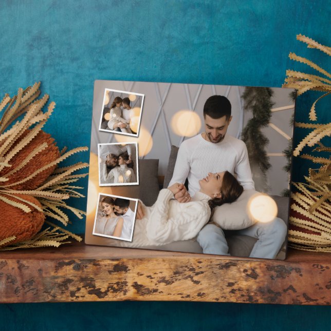 Entwerfen Sie Ihre eigene 4-FotoCollage Fotoplatte (Seite)