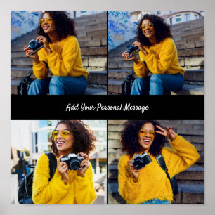 Entwerfen Sie Ihre eigene 4-FotoCollage Poster