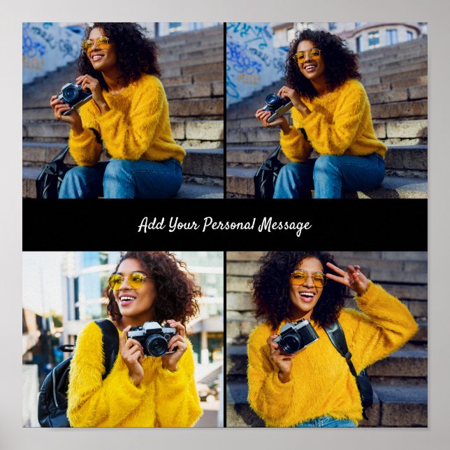 Entwerfen Sie Ihre eigene 4-FotoCollage Poster (Vorne)