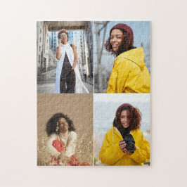 Entwerfen Sie Ihre eigene 4-FotoCollage Puzzle