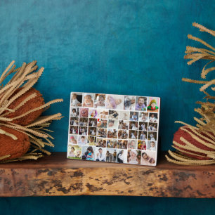 Entwerfen Sie Ihre eigene 50 FotoCollage Fotoplatte