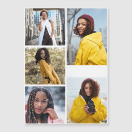 Entwerfen Sie Ihre eigene 5-FotoCollage Magnetkarte