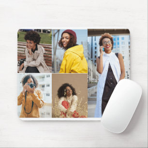Entwerfen Sie Ihre eigene 5-FotoCollage Mousepad