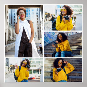 Entwerfen Sie Ihre eigene 5-FotoCollage Poster