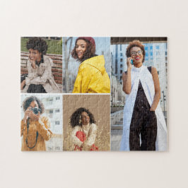 Entwerfen Sie Ihre eigene 5-FotoCollage Puzzle