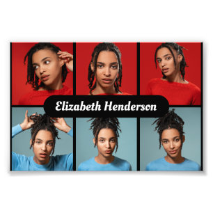 Entwerfen Sie Ihre eigene 6 FotoCollage Fotodruck