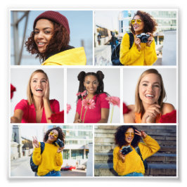 Entwerfen Sie Ihre eigene 7 FotoCollage Fotodruck