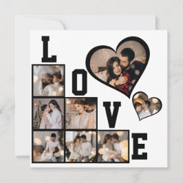 Entwerfen Sie Ihre eigene 8 FotoCollage Feiertagskarte