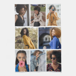 Entwerfen Sie Ihre eigene 8 FotoCollage Geschirrtuch