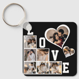 Entwerfen Sie Ihre eigene 8 FotoCollage Schlüsselanhänger