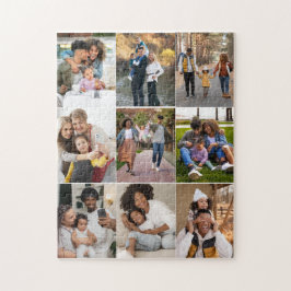 Entwerfen Sie Ihre eigene 9 FotoCollage Puzzle