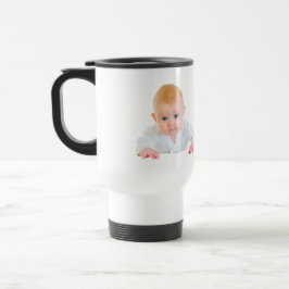 Entwerfen Sie Ihre eigene Baby-Foto-Tasse Reisebecher