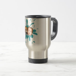 Entwerfen Sie Ihre eigene Baby-Foto-Tasse Reisebecher