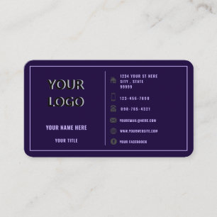 Entwerfen Sie Ihre eigene, benutzerdefinierte Visi Visitenkarte