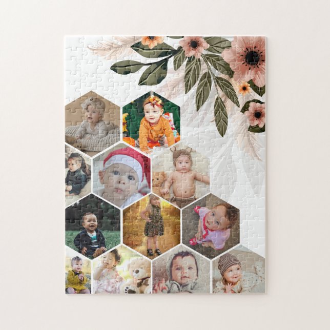 Entwerfen Sie Ihre eigene Blumenkollektion 12 Puzzle (Vertikal)