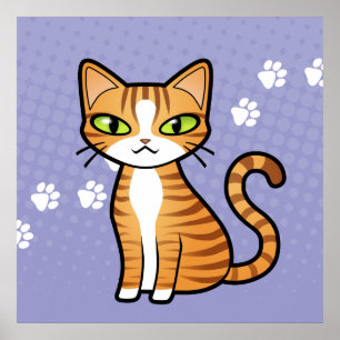 Entwerfen Sie Ihre eigene Cartoon-Chat Poster