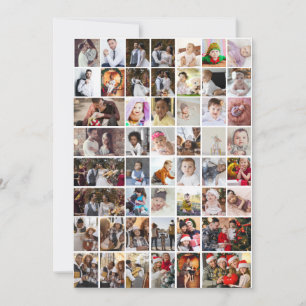 Entwerfen Sie Ihre eigene Collage mit 50 Fotos Karte