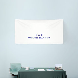 Entwerfen Sie Ihre eigene einfache 1,2 m x 2,4 m I Banner