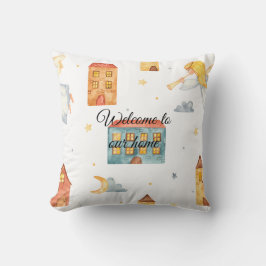 Entwerfen Sie Ihre eigene Farbwahl Village Angel Kissen