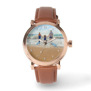 Entwerfen Sie Ihre eigene Foto-Uhr-Geschenk Armbanduhr