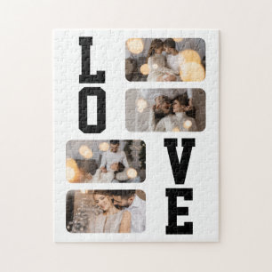 Entwerfen Sie Ihre eigene Fotocollage mit 4 Fotos Puzzle