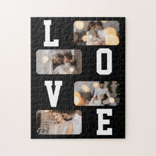 Entwerfen Sie Ihre eigene Fotocollage mit 4 Fotos Puzzle