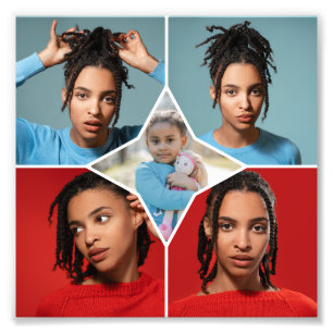 Entwerfen Sie Ihre eigene Fotocollage mit 5 Fotos Fotodruck