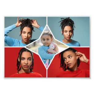 Entwerfen Sie Ihre eigene Fotocollage mit 5 Fotos Fotodruck