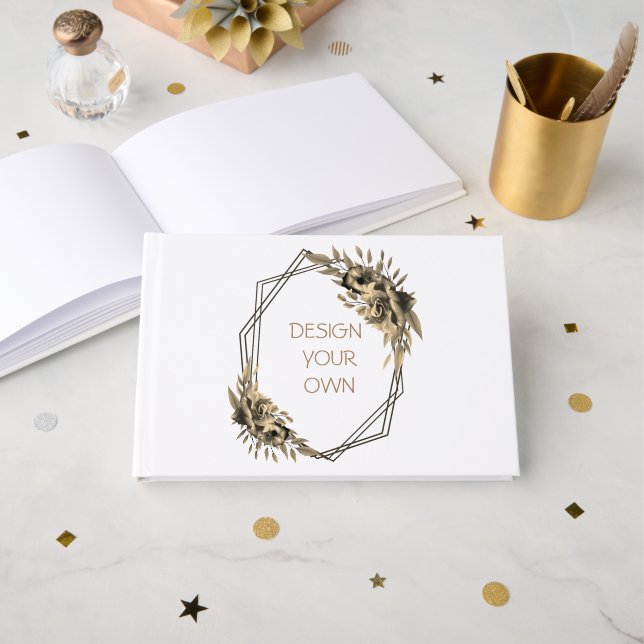 Entwerfen Sie Ihre eigene Gästebuch (Vorderseite Offen)