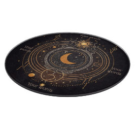 Entwerfen Sie Ihre eigene goldene Himmelsmusik Schneidebrett