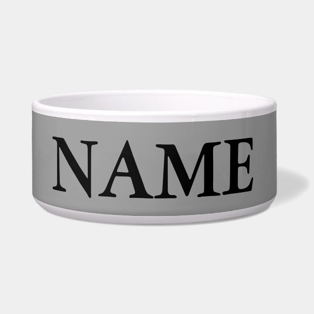 ENTWERFEN SIE IHRE EIGENE HUNDEschüssel Napf (Vorderseite)