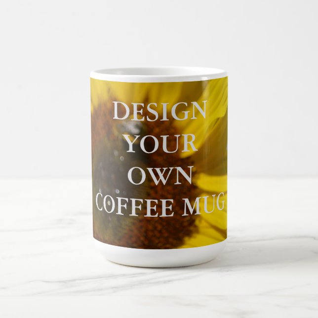 Entwerfen Sie Ihre eigene Kaffee-Tasse Kaffeetasse (Mittel)