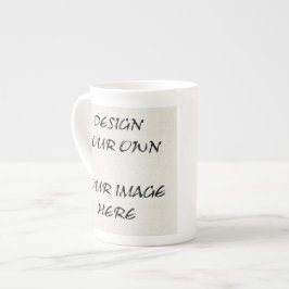 Entwerfen Sie Ihre eigene Knochen-China-Tasse Prozellantasse
