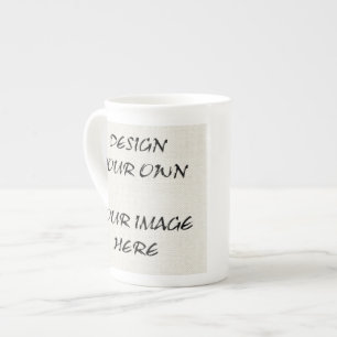 Entwerfen Sie Ihre eigene Knochen-China-Tasse Prozellantasse