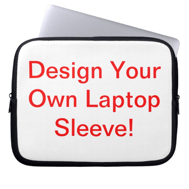Entwerfen Sie Ihre eigene Laptop-Hülse Laptopschutzhülle (Vorderseite)